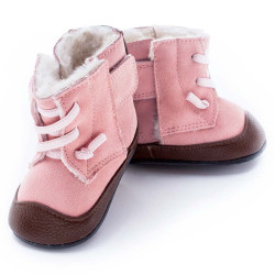 Boots souples cuir Jo Pink