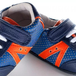 chaussures en cuir souple bébé