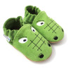 Chaussons cuir souple Crocodile