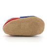 Chaussons cuir souple Foot