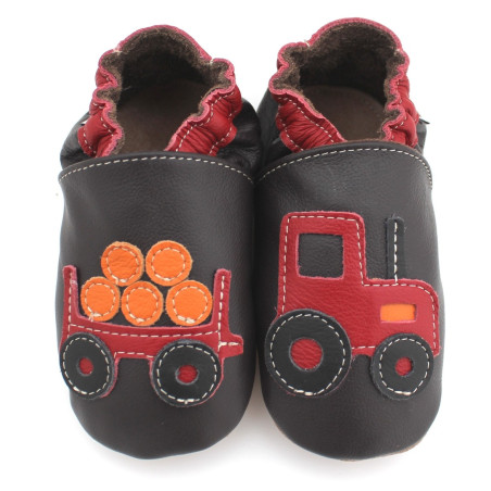 Chaussons cuir souple Tracteur Remorque