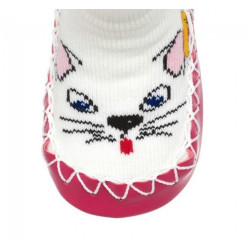 Moccis chaussons chaussettes chaton