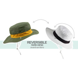 Chapeau Anti-UV Reversible Kapel Kaki