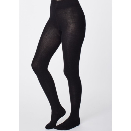collants femme bambou noir