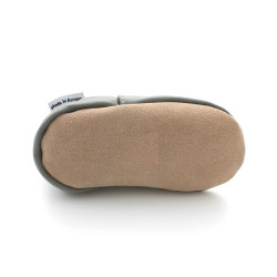Chaussons Cuir Souple Etoile
