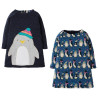 Robe coton bio Réversibles Pingouins
