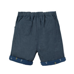 Short coton bio Réversible Bébé Ralph