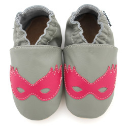 Chaussons Cuir Souple Girl Power