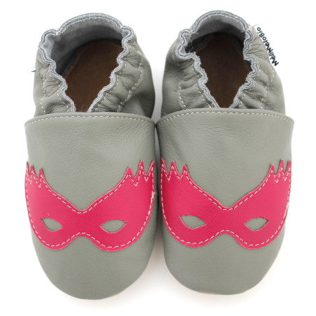 Chaussons Cuir Souple Girl Power