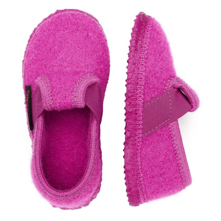 Chaussons laine Turnberg Fushia