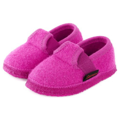 Chaussons laine Turnberg Fushia