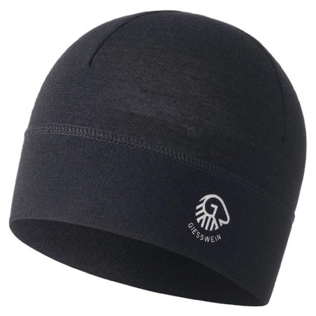 Bonnet laine Mérinos Gamsstein Noir