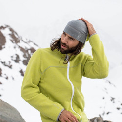 Bonnet laine vierge Gamsstein Gris