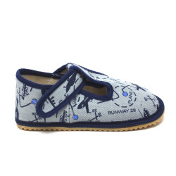 Chaussons souples textile Avion