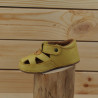sandales souples jaunes
