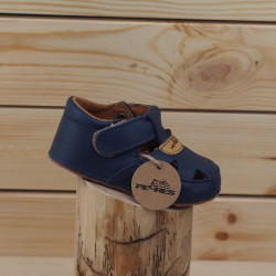 Sandales souples bleu marine