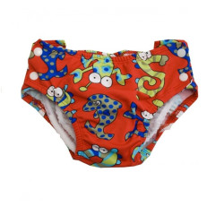 couche de piscine rouge
