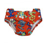 couche de piscine rouge