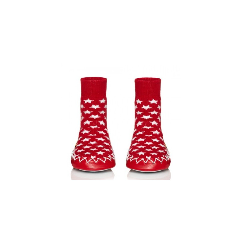 Chaussons Chaussettes Etoiles Blanche