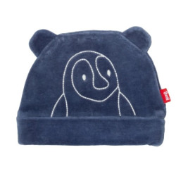 Bonnet coton bio Pingouin velours