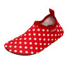 Chaussons souples à Pois Rouge