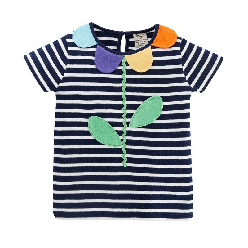 Top coton bio flower