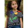 Top coton bio flower