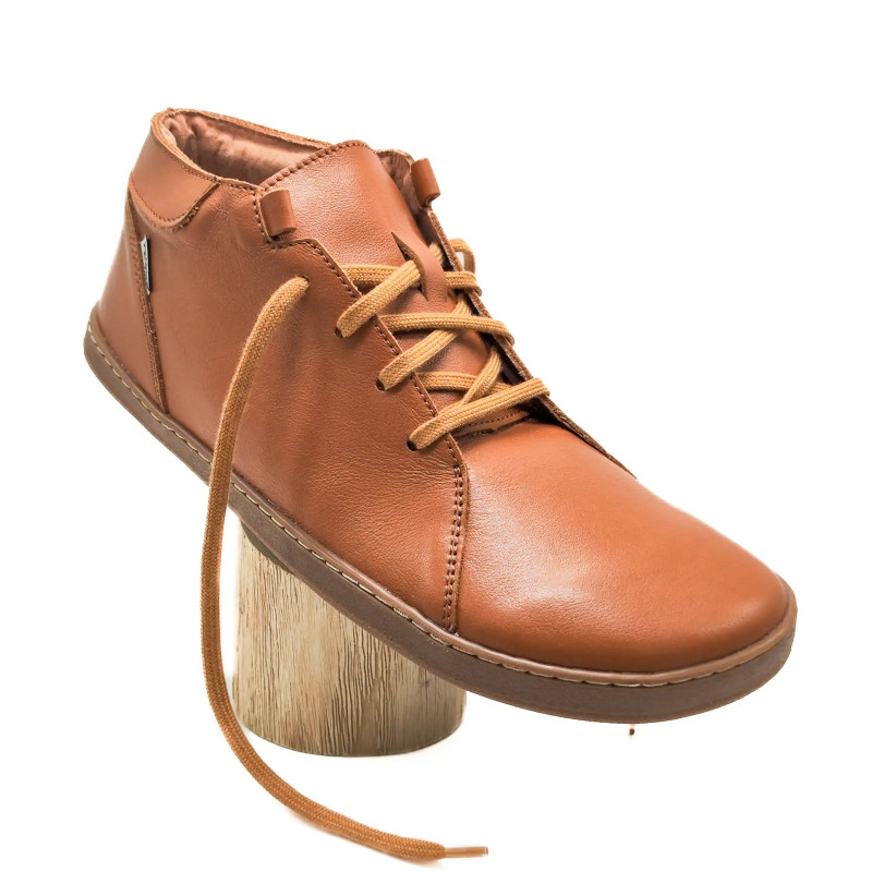 Barefoot boots cuir Brown