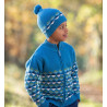 Bonnet coton bio Cosy Blue