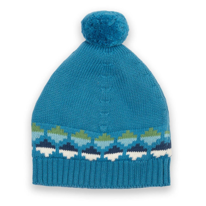 Bonnet coton bio Cosy Blue