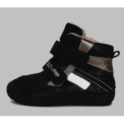 Barefoot Bottines fourrées Black Shine