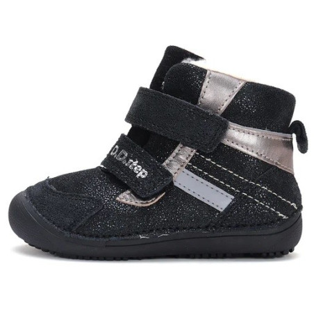Barefoot Bottines fourrées Black Shine