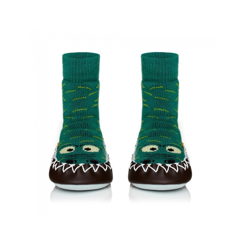 chaussons crocodiles moccis