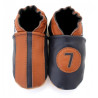 chaussons en cuir souple N 7