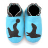 chaussons en cuir souple otarie