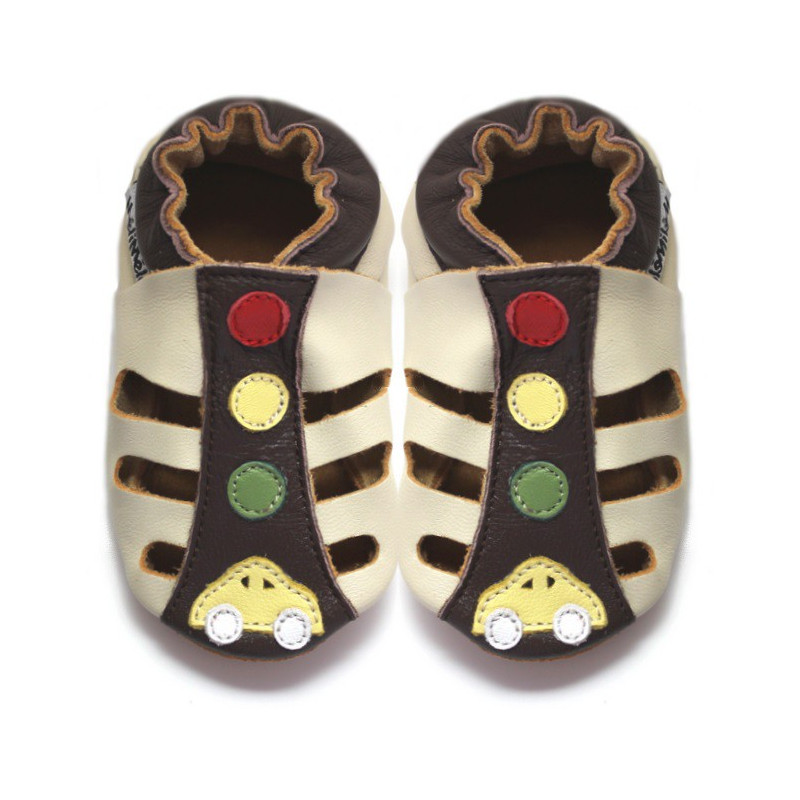 Sandales Cuir Souple voiture