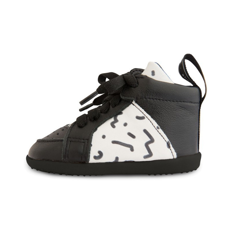 Baskets souples cuir Miller